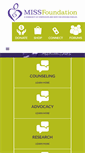 Mobile Screenshot of missfoundation.org